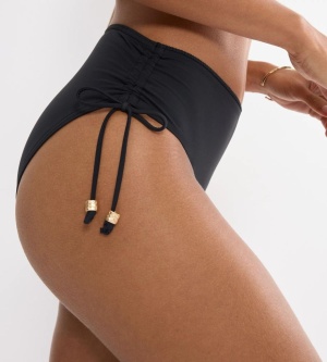 Slip de baie reglabil cu acoperire medie, Triumph Summer Twist Midi 01 Negru - Img 3