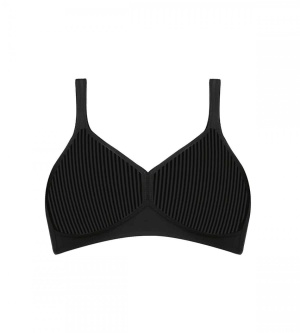 Sutien fără armătură, Triumph Modern Soft+Cotton N Negru - Img 4