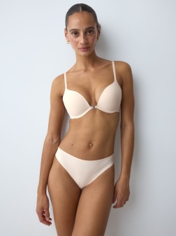 Sutien push-up cu închidere frontală Triumph Pure Micro WHUF Bej - Img 8