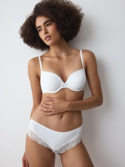 Sutien push-up Triumph Lovely Micro WHUM Alb