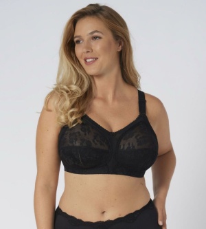 Triumph Doreen, Sutien fără armătură pentru bust generos, bestseller mondial, Negru - Img 8