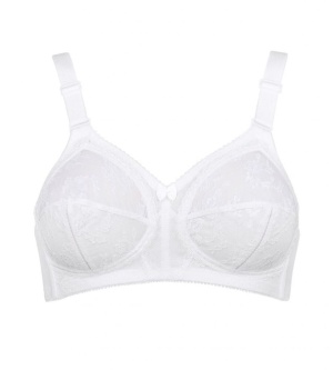 Triumph Doreen, Sutien fără armătură pentru bust generos, bestseller mondial, Alb - Img 11