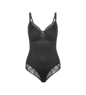 Triumph True Shape Sensation BSW Negru, Body modelator cu armătură, siluetă sculptată, efect invizibil - Img 5