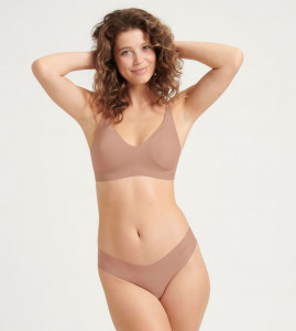 Bustieră damă cu burete detașabil, Sloggi ZERO Microfibre 2.0 bralette - Img 3