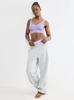 Bustieră fără armătură, dantelat, Sloggi ZERO Feel Bliss Bralette Lila - Img 4