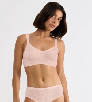 Bustieră invizibilă Sloggi ZERO Feel Air Bralette Roz