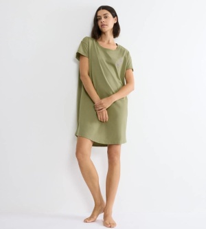 Cămașă de noapte, Triumph Nightdresses NDK Verde - Img 4