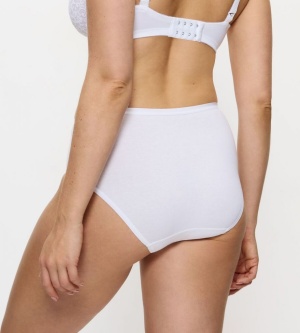 Chilot bumbac cu talie medie, Triumph Sense Of Cotton Midi - Img 2