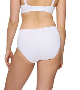 Chilot cu talie medie din bumbac, Triumph Feel Of Cotton Midi - Img 7