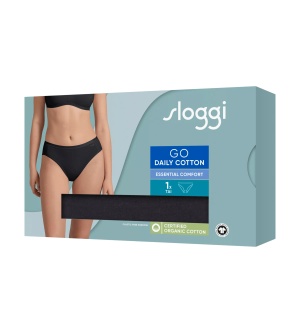 Chilot damă clasic din bumbac organic, Sloggi GO Daily Cotton Tai Negru - Img 8