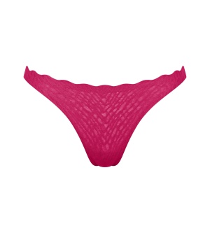 Chilot invizibil din dantelă, fără cusături, Sloggi ZERO Feel Bliss String Ciclam - Img 5