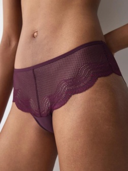 Chiloți hipster, Triumph Comfort Glam Hipster Bordo - Img 3
