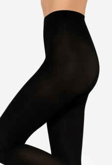 Ciorapi pantaloni din microfibră, semiopaci, mați, Gatta Rosalia 40 DEN Nero - Img 5