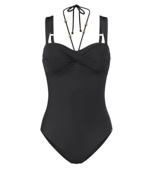 Costum de baie întreg bandeau, cu bretele detașabile, Triumph Summer Twist OPD 01 Negru - Img 5