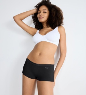 Pachet de 3 chiloți Sloggi GO Crush Short C3P Negru - Img 5