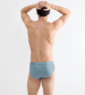 Set de 2 chiloti bărbați, Sloggi SLG Base Soft Brief C2P Albastru - Img 2