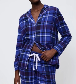 Set pijama femei, Triumph Boyfriend PW 01 Checks - Img 3