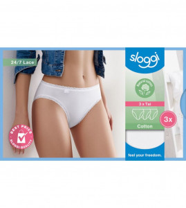 Sloggi 24/7 Cotton Lace Tai C3P – Set 3 bucati - Img 4