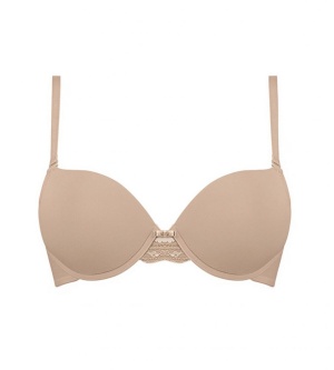 Sutien buretat cu bretele detașabile, Triumph Lovely Micro WHPM Bej - Img 4
