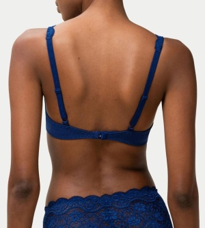 Sutien cu armătură și cupe buretate, Triumph Amourette 300 WHP Bleumarin - Img 2