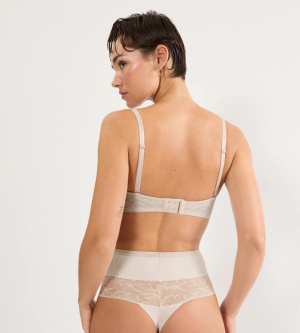 Sutien cu bretele detașabile, Triumph Comfort Contour WDP Bej - Img 2