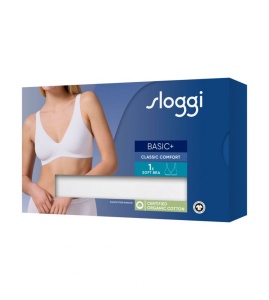 Sutien esențial din bumbac fin cu decolteu în V, Sloggi Basic+ Soft Bra - Img 8