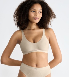 Sutien fără armătură din bumbac organic și respirabil, Sloggi EVER Ease Soft bra - Img 1