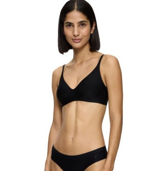Sutien invizibil, fără armătură, Triumph Pure Micro N Negru - Img 6