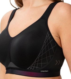 Sutien sport cu susținere ridicată, Triumph Triaction Cardio Flow P Negru - Img 11