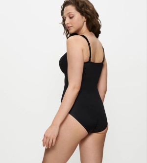 Triumph True Shape Sensation BSW Negru, Body modelator cu armătură, siluetă sculptată, efect invizibil - Img 2