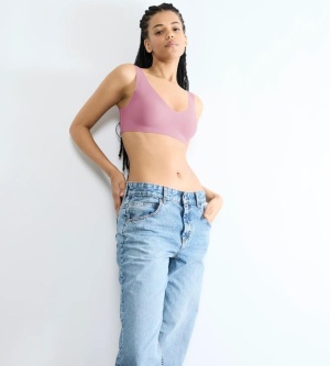 Bustieră invizibilă, Sloggi ZERO Feel 2.0 Bralette Roz - Img 4