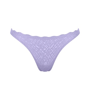 Chilot invizibil din dantelă, fără cusături, Sloggi ZERO Feel Bliss String Lila - Img 5