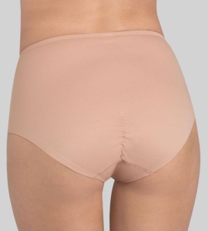 Chilot modelator cu talie înaltă, fără cusături vizibile, Triumph True Shape Sensation Maxi Bej - Img 7