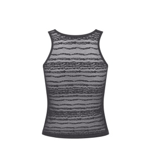 Maieu din dantelă reversibil, Sloggi FREE Evolve Tank Top Lace Negru - Img 6