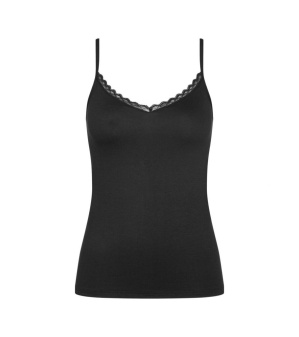 Maieu invizibil din bumbac, cu bretele subțiri, Triumph Feel Of Cotton Spaghetti Top - Img 5
