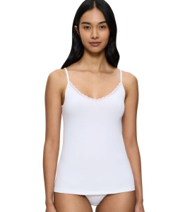 Maieu invizibil, subțire, din bumbac, Triumph Feel Of Cotton Spaghetti Top - Img 6