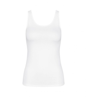 Maieu slim fit cu bretele late din bumbac, Triumph Sense Of Cotton Tank Top - Img 5