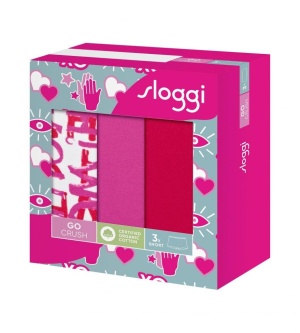 Pachet de 3 chiloți, Sloggi GO Crush Short C3P