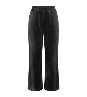 Pantaloni din velur cu croială largă pentru damă - Triumph Sensual Velour Wide Leg Trousers 01 Negru - Img 5