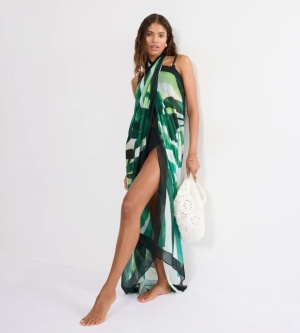 Pareo de plajă, Triumph Beach MyWear, mărime Uni - Verde