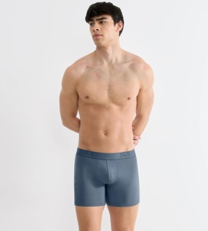 Set de 2 Boxeri pentru bărbați, Sloggi SLG Base Soft Short C2P Albastru