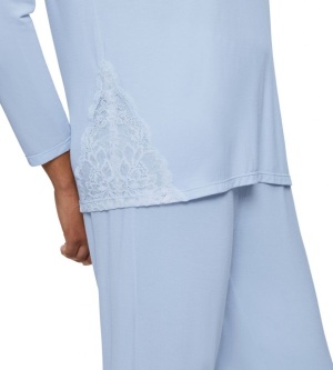 Set Pijama Triumph Timeless Sensuality PK LSL Albastru - Img 9