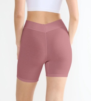 Short lung din modal superelastic, Sloggi FREE Evolve Cyclist Roz - Img 2