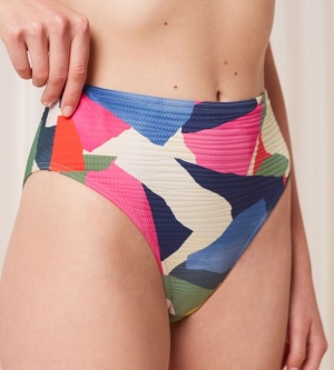 Slip de baie cu talie înaltă, Triumph Summer Expression Highwaist brief - Img 3
