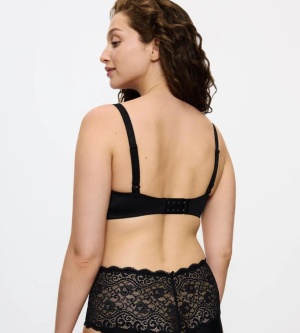 Sutien cu armătură din dantelă florală, Triumph Amourette W Negru - Img 2
