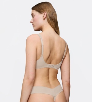 Sutien cu armătură inovatoare, Triumph Body Make-Up Illusion Balconette Bej - Img 2
