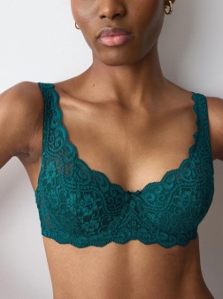 Sutien cu armătură și cupe buretate, Triumph Amourette WHP Verde - Img 3