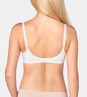Sutien cu armătură și dantelă feminină, Triumph Romy W Alb - Img 2