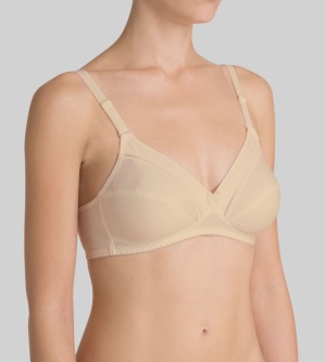 Sutien cu bumbac, Triumph Cotton Classic Stretch N Bej