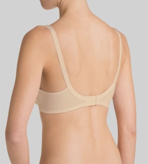 Sutien cu bumbac, Triumph Cotton Classic Stretch N Bej - Img 2